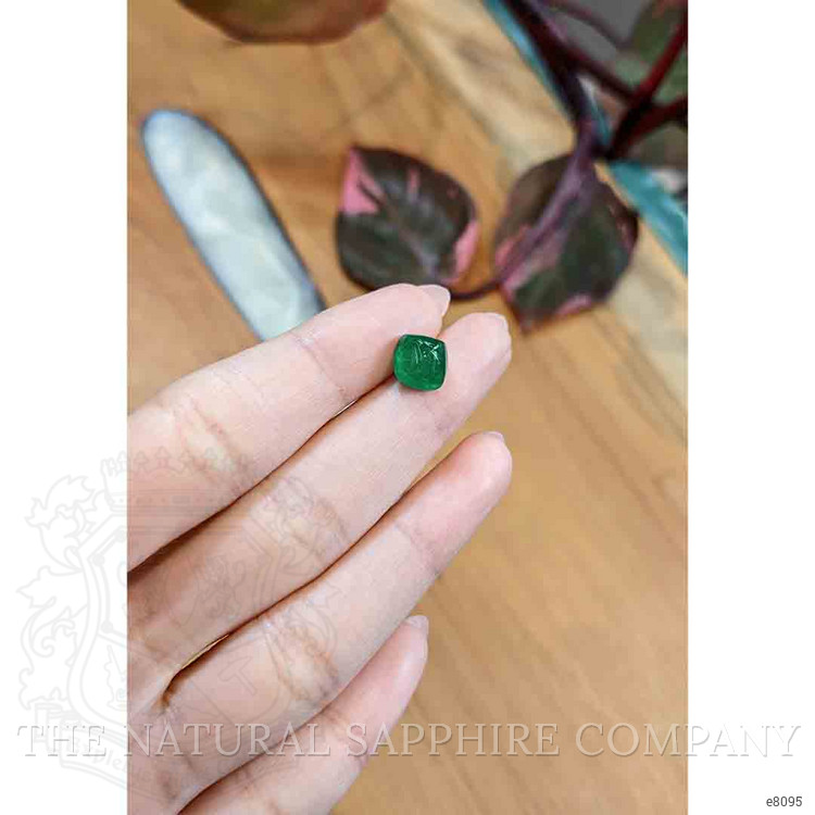 3.57 Ct. Cabochon Emerald from Zambia