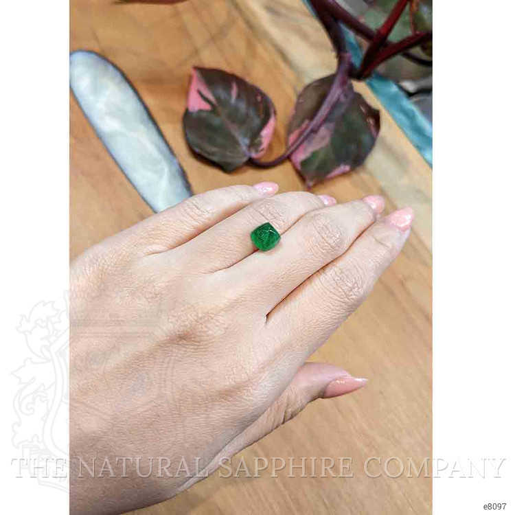 2.97 Ct. Cabochon Emerald from Zambia