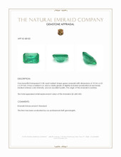 2.38 Ct. Emerald from Zambia Appraisal