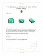 0.60 Ct. Emerald from Zambia Appraisal