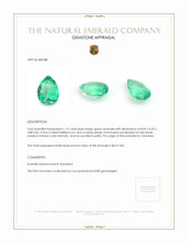 1.12 Ct. Emerald from Colombia Appraisal