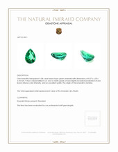 1.08 Ct. Emerald from Zambia Appraisal