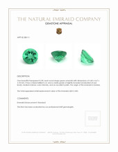 0.38 Ct. Emerald from Zambia Appraisal