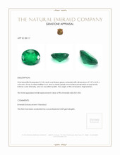 2.18 Ct. Emerald from Afghanistan Appraisal