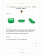 0.69 Ct. Emerald from Afghanistan Appraisal