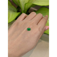 0.69 Ct. Emerald from Afghanistan Life Style