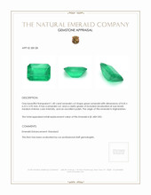 1.40 Ct. Emerald from Afghanistan Appraisal