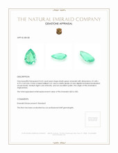 0.43 Ct. Emerald from Afghanistan Appraisal