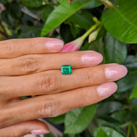 1.36 Ct. Emerald from Colombia Life Style