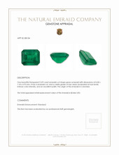 2.09 Ct. Emerald from Colombia Appraisal