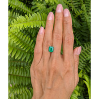2.09 Ct. Emerald from Colombia Life Style