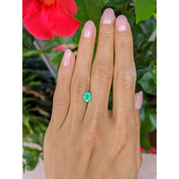 1.06 Ct. Emerald from Colombia Life Style