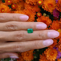 1.48 Ct. Emerald from Colombia Life Style