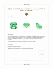 1.58 Ct. Emerald from Colombia Appraisal