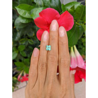 1.58 Ct. Emerald from Colombia Life Style