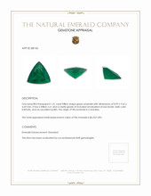 1.51 Ct. Emerald from Colombia Appraisal