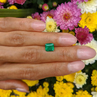 1.52 Ct. Emerald from Colombia Life Style