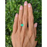 1.44 Ct. Emerald from Colombia Life Style