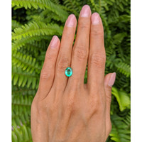 1.29 Ct. Emerald from Colombia Life Style