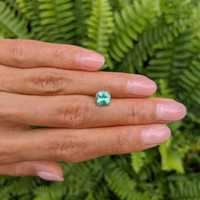 1.38 Ct. Emerald from Colombia Life Style