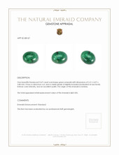 0.47 Ct. Cabochon Emerald from Zambia Appraisal
