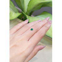 0.47 Ct. Cabochon Emerald from Zambia Life Style