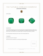 2.45 Ct. Emerald from Colombia Appraisal