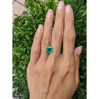 2.45 Ct. Emerald from Colombia Life Style