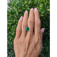 3.49 Ct. Emerald from Zambia Life Style