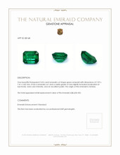 3.03 Ct. Emerald from Zambia Appraisal