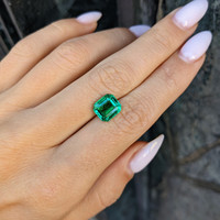 2.67 Ct. Emerald from Zambia Life Style
