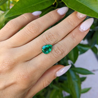 2.68 Ct. Emerald from Zambia Life Style