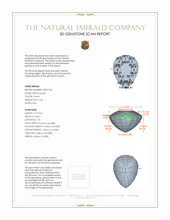 2.68 Ct. Emerald from Zambia 3 D Scan Report