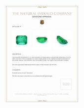 2.14 Ct. Emerald from Zambia Appraisal