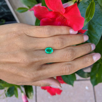 1.95 Ct. Emerald from Zambia Life Style