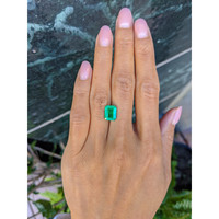 2.64 Ct. Emerald from Zambia Life Style