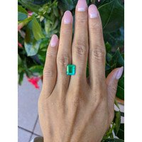 2.64 Ct. Emerald from Zambia Life Style