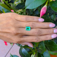 2.64 Ct. Emerald from Zambia Life Style