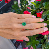 3.22 Ct. Emerald from Zambia Life Style