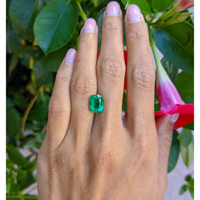 3.22 Ct. Emerald from Zambia Life Style