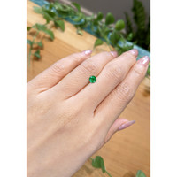 0.39 Ct. Emerald from Afghanistan Life Style