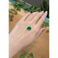 3.72 Ct. Emerald from Afghanistan Life Style