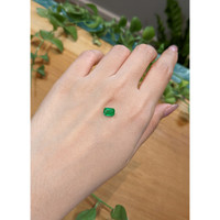 0.71 Ct. Emerald from Afghanistan Life Style