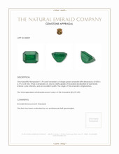 1.78 Ct. Emerald from Afghanistan Appraisal
