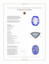 0.75 Ct. Emerald from Zambia 3 D Scan Report