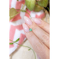 0.41 Ct. Emerald from Afghanistan Life Style