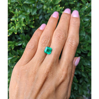 2.56 Ct. Emerald from Colombia Life Style