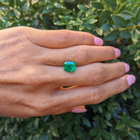 2.92 Ct. Emerald from Colombia Life Style