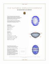 0.80 Ct. Emerald from Zambia 3 D Scan Report