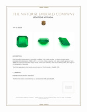 2.64 Ct. Emerald from Colombia Appraisal